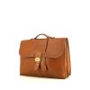 Borsa portadocumenti Hermès Sac à dépêches in pelle Epsom gold - 00pp thumbnail