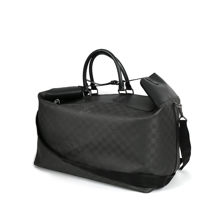 Greenwich tote leather weekend bag Louis Vuitton Silver in Leather