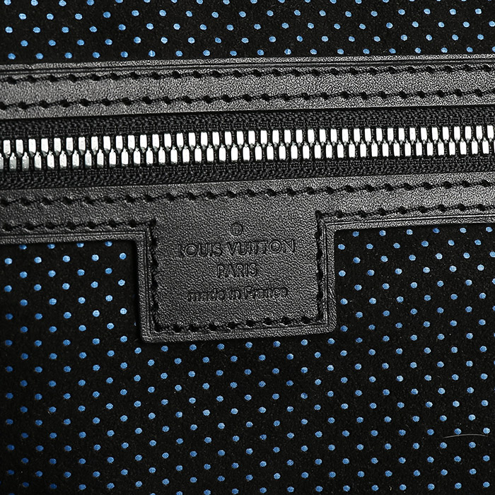 Sac de voyage Louis Vuitton Weekender en toile damier carbone - Detail D4