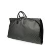 Porta-documentos Louis Vuitton Porte-habits en lona a cuadros negra y cuero negro - 00pp thumbnail