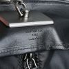 Borsa portadocumenti Louis Vuitton Porte-habits in tela a scacchi nera e pelle nera - Detail D4 thumbnail