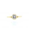 Vintage ring in yellow gold and diamond (0,82 carat) - 360 thumbnail