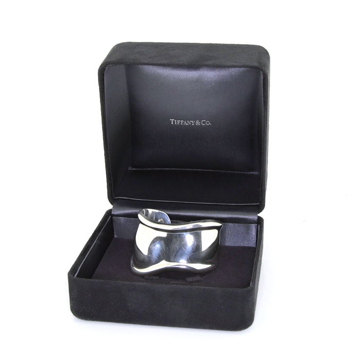 Brazalete Tiffany & Co Bone modelo pequeño en plata - Detail D2