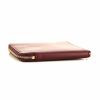 Celine wallet in burgundy leather - Detail D3 thumbnail