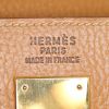 Hermes Kelly 35 cm handbag in gold - Detail D4 thumbnail