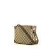 Sac bandoulière Gucci Messenger en toile monogram beige et cuir marron - 00pp thumbnail