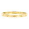 Bracelet Cartier Love en or jaune, taille 16 - 00pp thumbnail