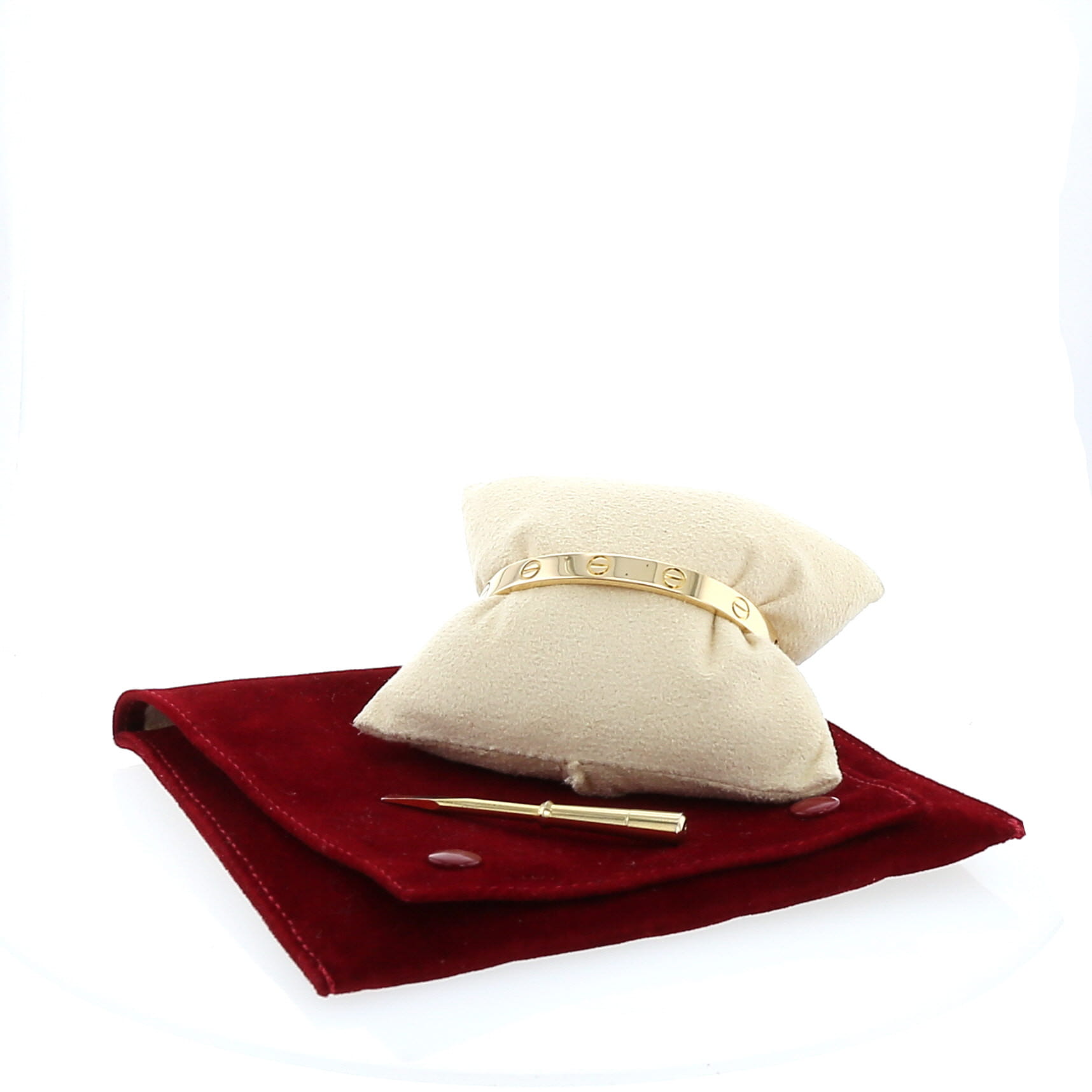 Cartier Love bracelet in yellow gold - Detail D2