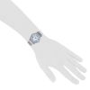 Cartier Santos Octogonal watch in stainless steel Ref:  2965 Circa  1990 - Detail D1 thumbnail