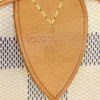Sac à main Louis Vuitton Speedy 25 cm en toile damier azur et cuir naturel - Detail D3 thumbnail