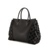 Borsa Louis Vuitton Tote W in pelle nera e camoscio nero - 00pp thumbnail