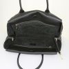 Louis Vuitton Tote W handbag in black leather and black suede - Detail D2 thumbnail