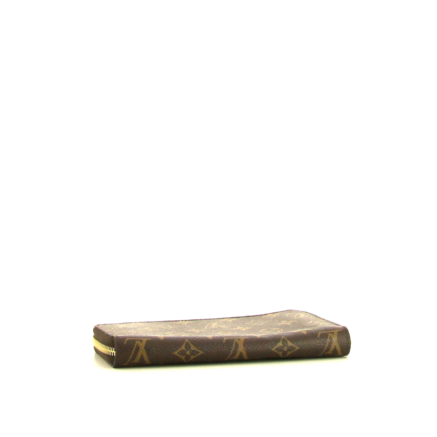 Louis Vuitton Zippy wallet in brown monogram canvas - Detail D4