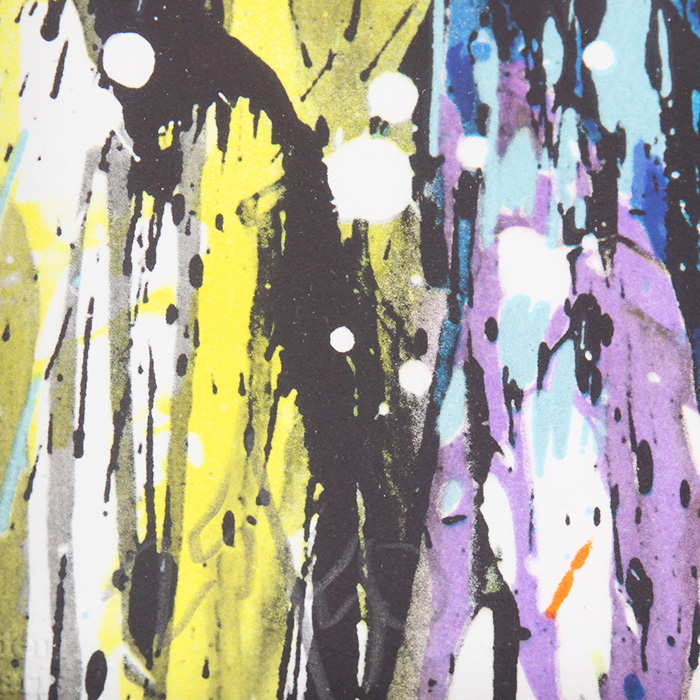 JonOne, "La Blanche", lithograph in colors on paper, signed, dated and framed, of 2018 - Detail D4