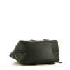 Tod's shopping bag in black grained leather - Detail D4 thumbnail