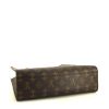 Louis Vuitton Sac Plat small model handbag in brown monogram canvas and natural leather - Detail D5 thumbnail