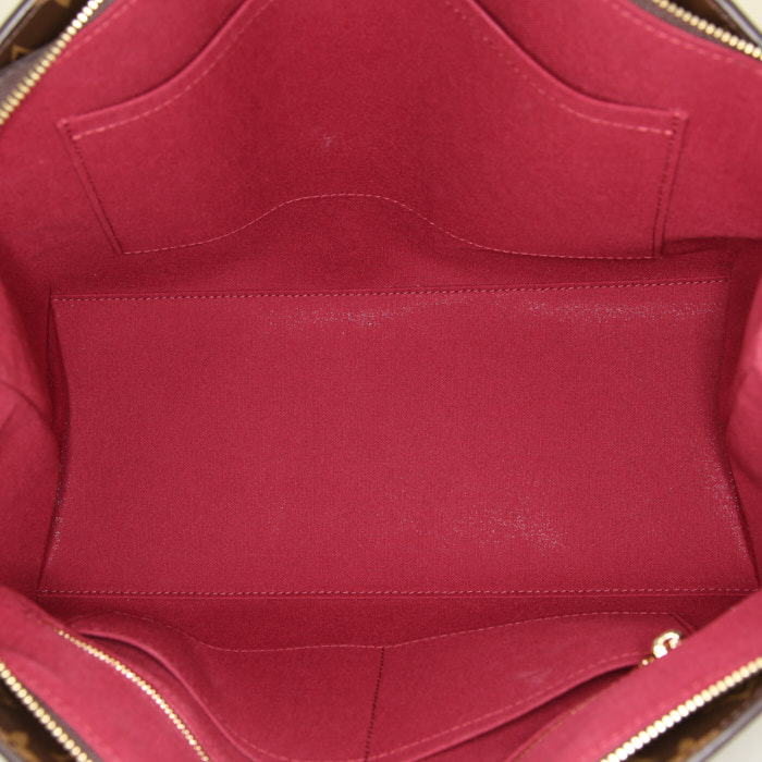 Sac à main Louis Vuitton Grand Palais en toile monogram et cuir naturel - Detail D3