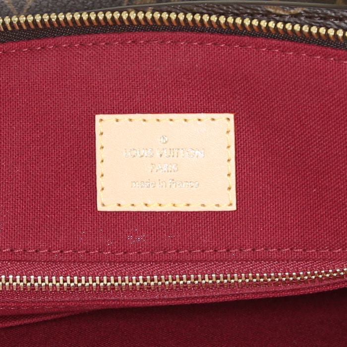 Louis Vuitton Grand Palais handbag in monogram canvas and natural leather - Detail D4