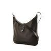 Hermès Trim shoulder bag in black leather - 00pp thumbnail