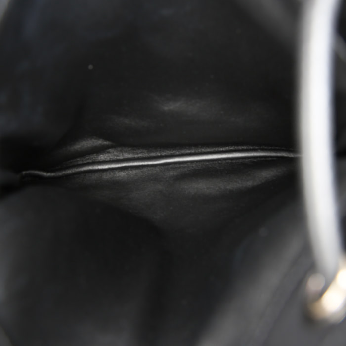 Borsa a tracolla Hermès Aline in pelle Swift nera - Detail D2