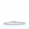 Tennis bracelet in white gold and diamonds (5,13 cts.) - 360 thumbnail