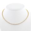 Necklace in yellow gold and diamonds (5,30 carats) - 360 thumbnail
