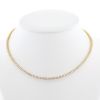 Necklace in yellow gold and diamonds - 360 thumbnail