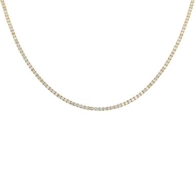 Collier en or jaune et diamants (5,30 carats)
