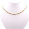 Necklace in yellow gold and diamonds - 360 thumbnail