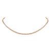 Necklace in pink gold and diamonds (5.90 carats) - 00pp thumbnail