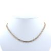 Necklace in pink gold and diamonds (5.90 carats) - 360 thumbnail