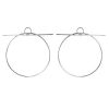 Orecchini Hermès Loop modello grande in argento - 00pp thumbnail