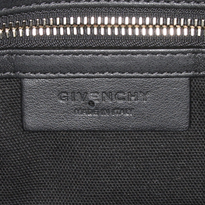 Borsa Givenchy Nightingale in pelle nera viola e dorata - Detail D4