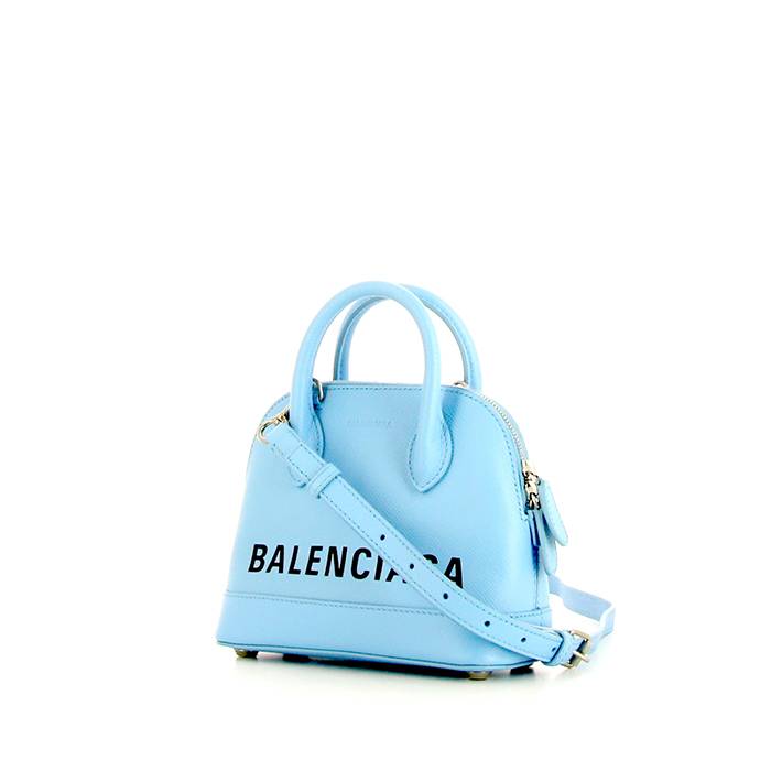 Balenciaga Ville Small Logo Calfskin TopHandle Bag  Neiman Marcus