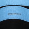 Balenciaga Ville Top Handle XXS shoulder bag in blue grained leather - Detail D4 thumbnail