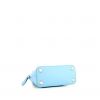 Balenciaga Ville Top Handle XXS shoulder bag in blue grained leather - Detail D5 thumbnail