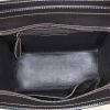 Bolso de mano Celine Luggage en cuero tricolor negro, verde pino y beige - Detail D2 thumbnail