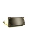 Celine Luggage handbag in black, green and beige tricolor leather - Detail D4 thumbnail