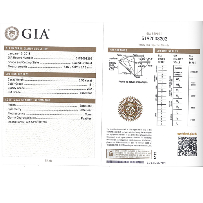 Paire de puces d'oreilles Chaumet Lien en or blanc et diamants - Detail D3