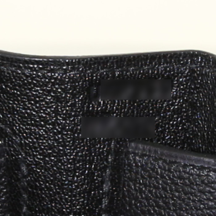 Bolso de mano Hermès Kelly 28 cm en cuero togo negro - Detail D5