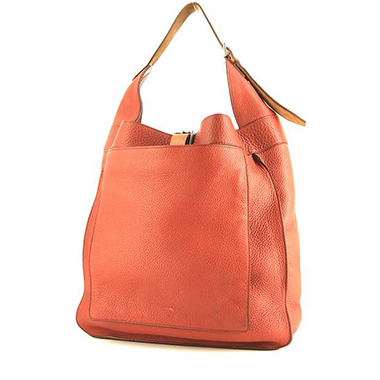 Bolso Hermes Marwari en cuero togo rojo