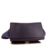 Celine Trapeze handbag in blue leather and blue suede - Detail D5 thumbnail