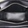 Bolso bandolera Céline Luggage Nano en cuero negro y piel de pitón rojo óxido - Detail D3 thumbnail