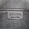 Bolso bandolera Céline Luggage Nano en cuero negro y piel de pitón rojo óxido - Detail D4 thumbnail