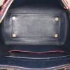 Bolso de mano Celine Belt mini en cuero azul marino y rojo - Detail D3 thumbnail