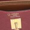 Bolso de mano Hermes Kelly 25 cm en cuero togo rojo H - Detail D4 thumbnail