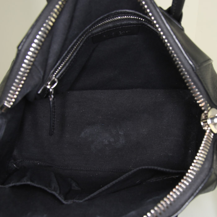 Borsa Givenchy Antigona in pelle martellata nera - Detail D3