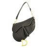 Dior Saddle handbag in black leather - 00pp thumbnail
