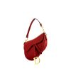 Dior Saddle handbag in red leather - 00pp thumbnail