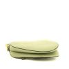 Dior Saddle handbag in green grained leather - Detail D4 thumbnail